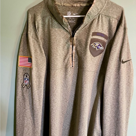Authentic NFL certified men’s “on field” Ravens coach pullover. - Picture 1 of 8